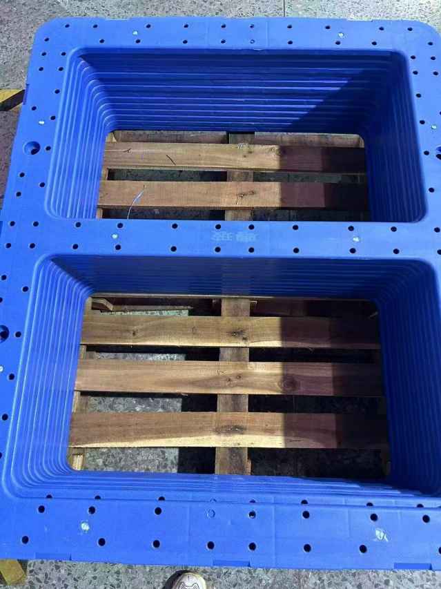 Two Japanese style plastic racks